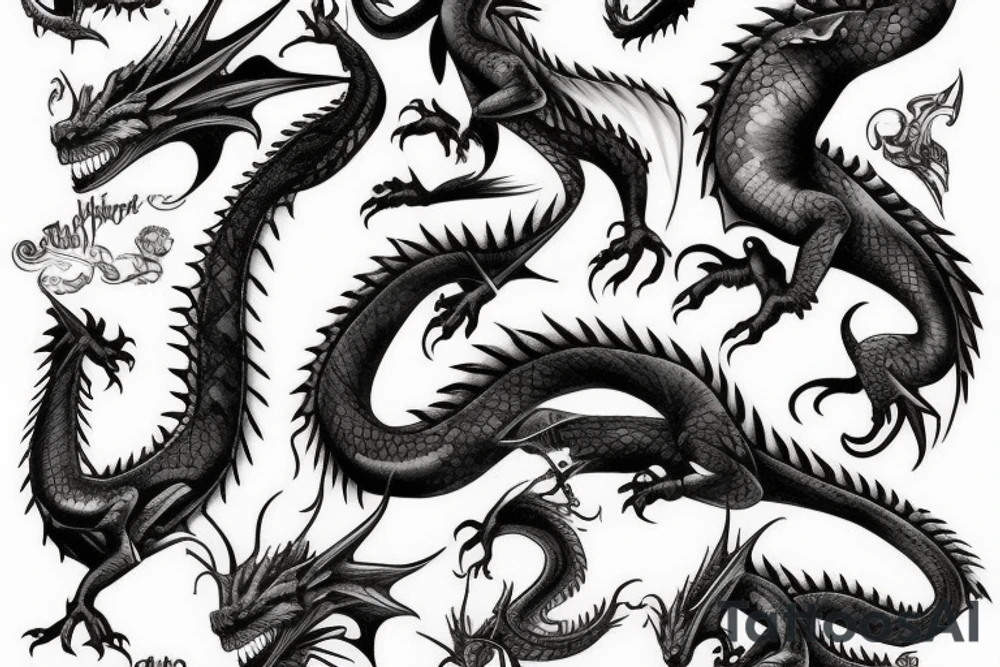 Dragon tattoo idea