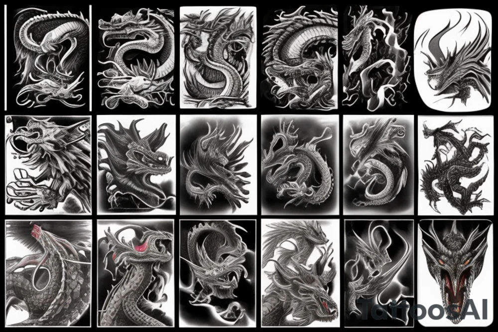 Dragon tattoo idea