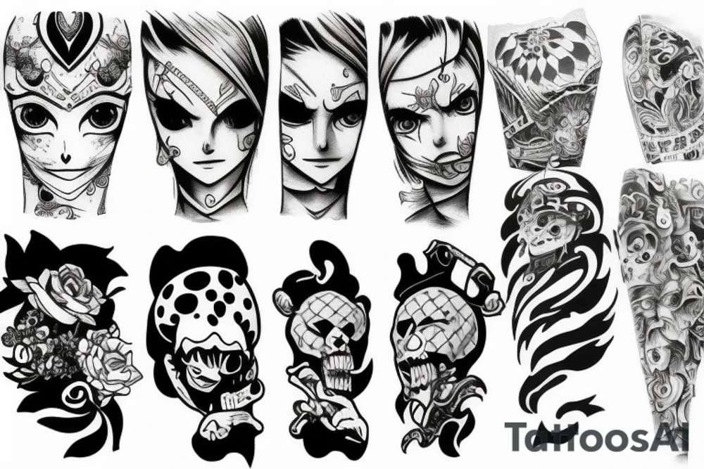 Sleeve tattoo idea