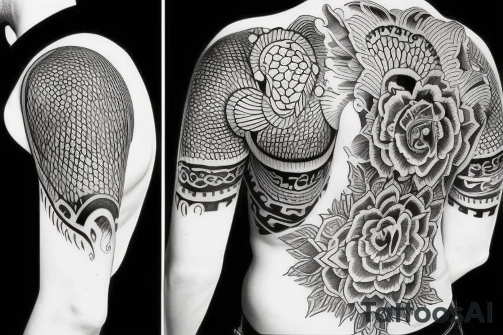 on the back tattoo idea