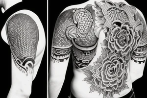 on the back tattoo idea