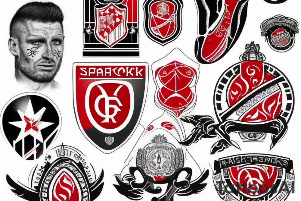 Spartak moscow football club tattoo idea