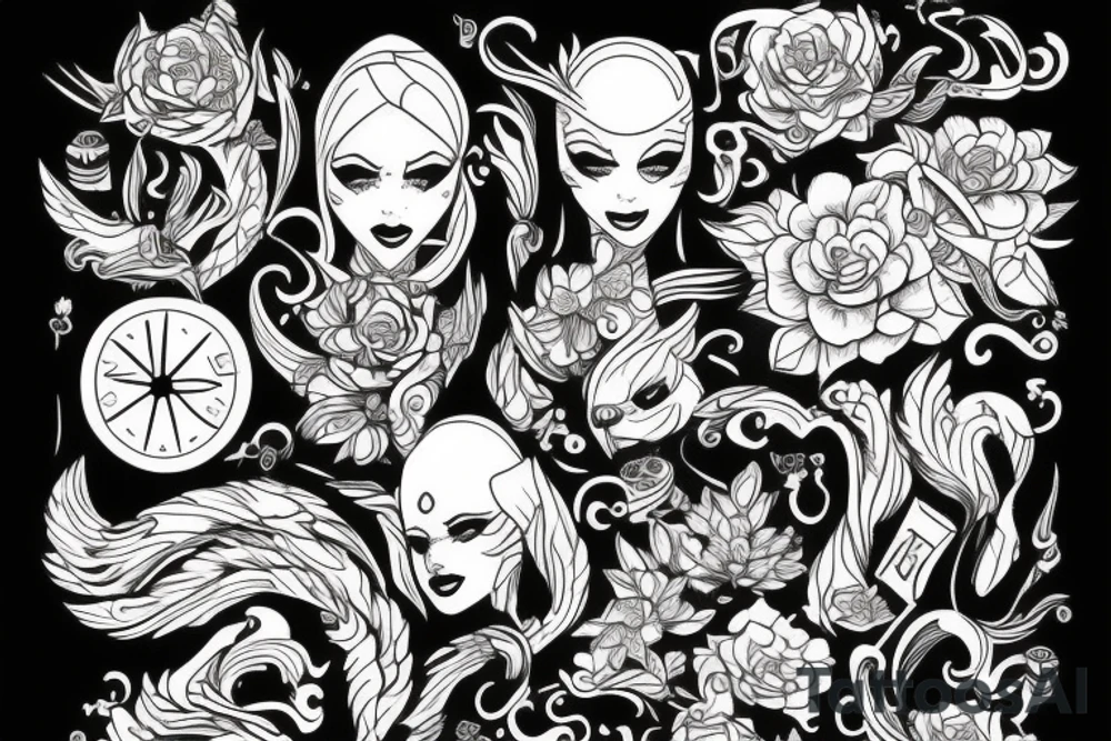 Картина tattoo idea