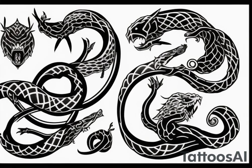 ouroboros tattoo idea