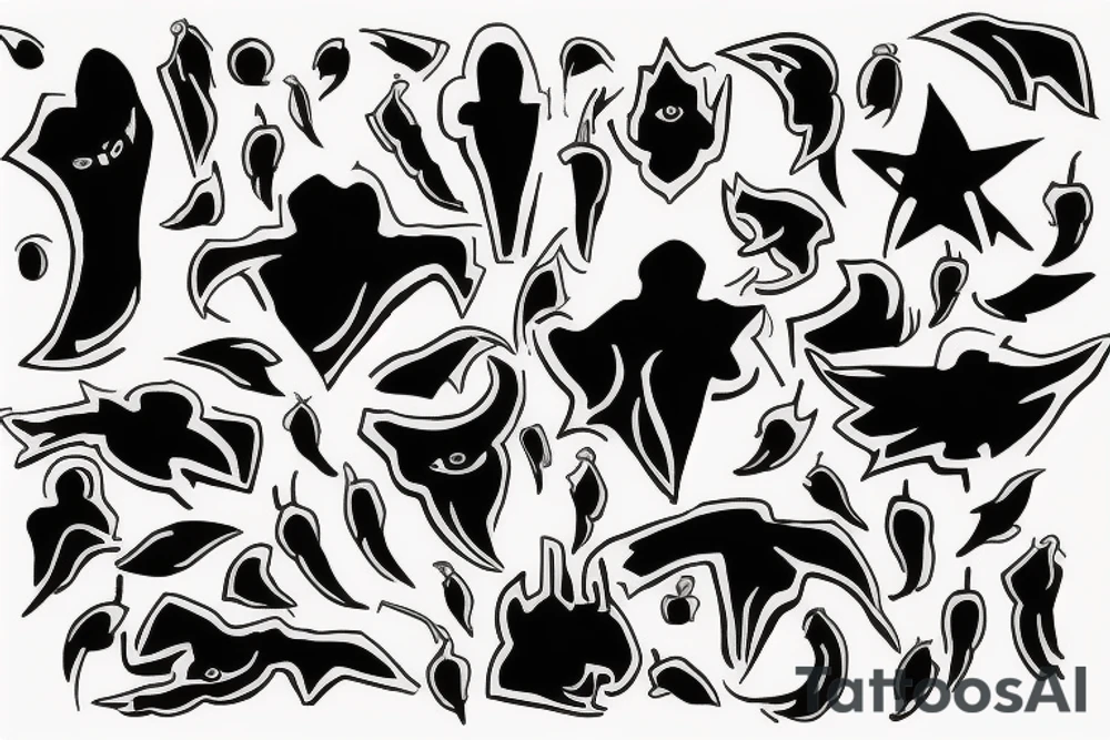 ghost tattoo idea