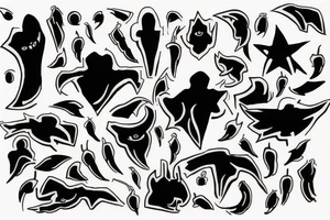 ghost tattoo idea