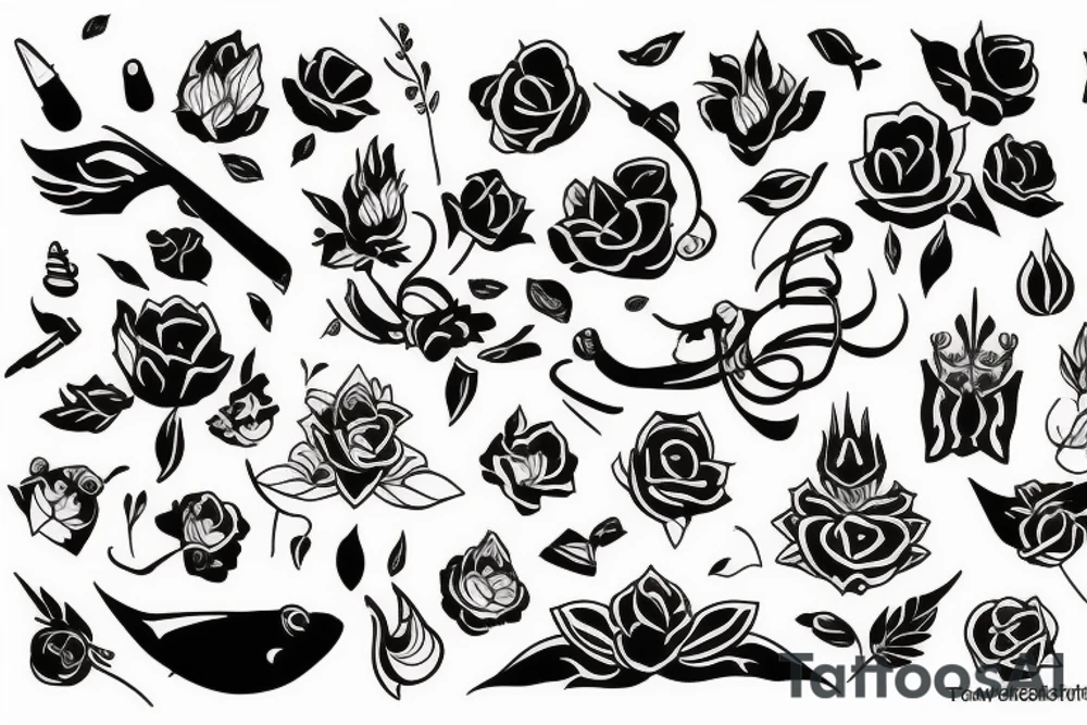 цветы tattoo idea
