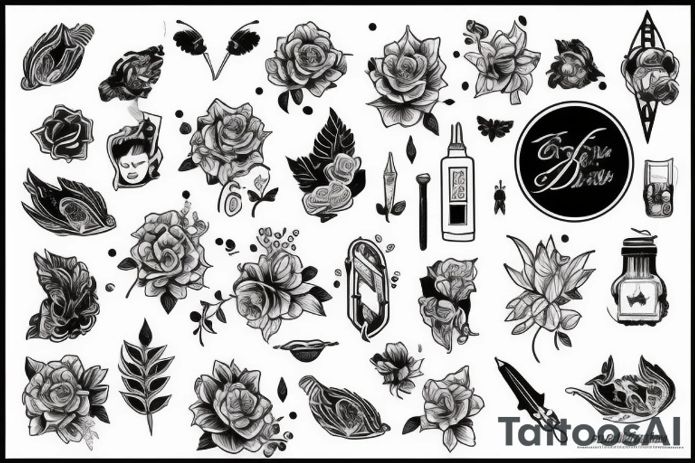 цветы tattoo idea