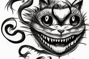 Cheshire cat from nightmares tattoo idea
