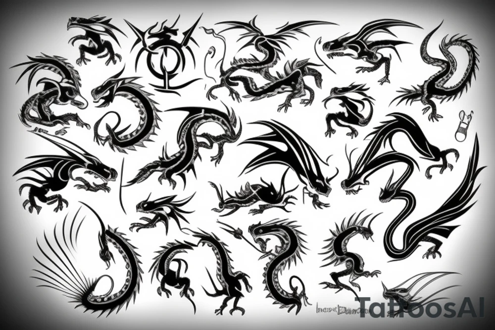 Dragon tattoo idea