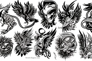 Phoenix tattoo idea