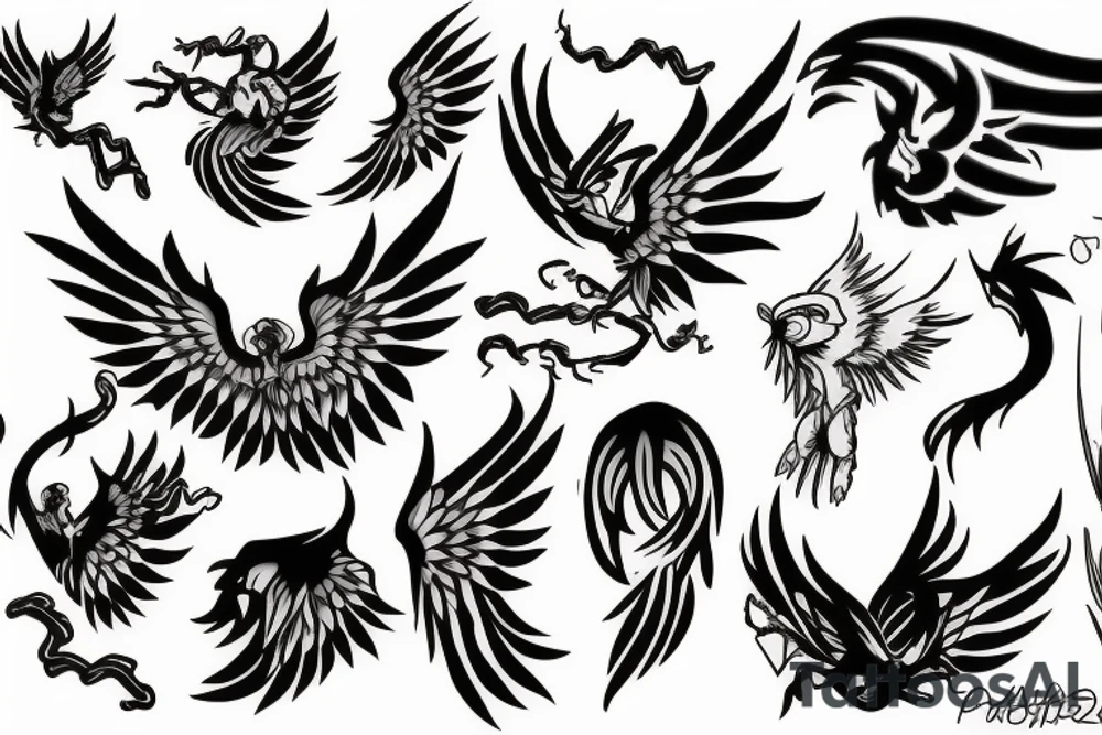 Phoenix tattoo idea