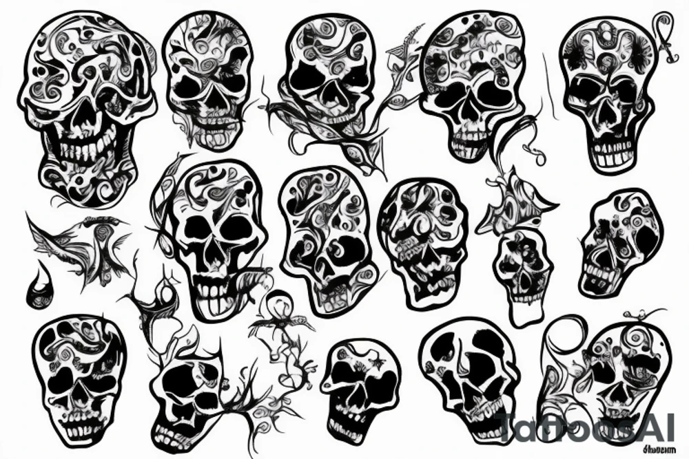 ghost tattoo idea