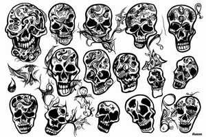 ghost tattoo idea