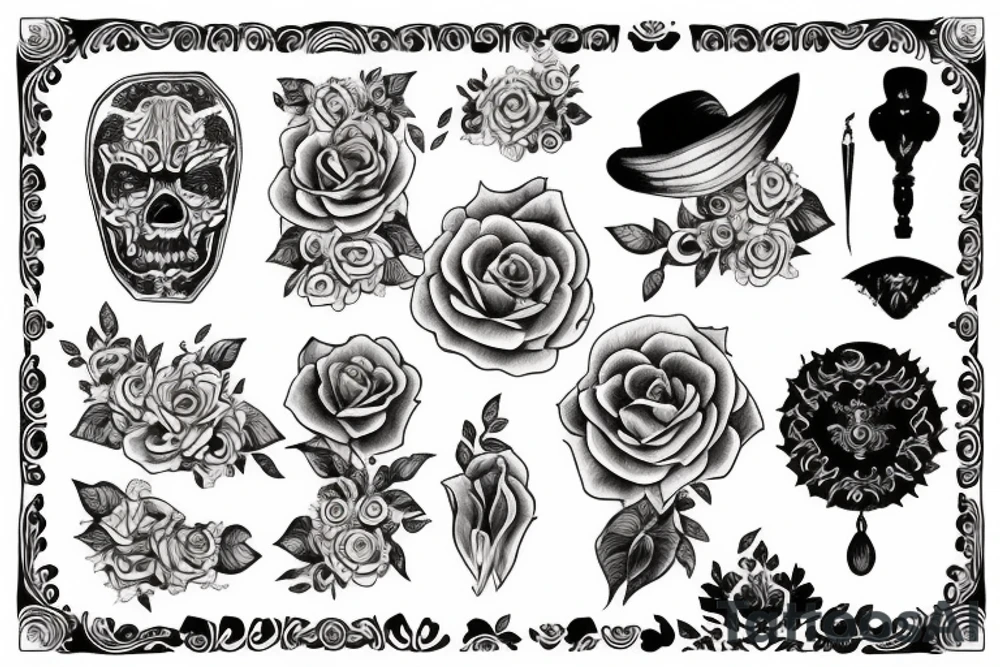 цветы tattoo idea