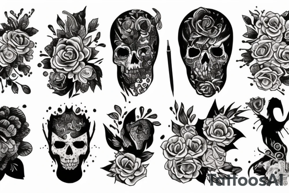 цветы tattoo idea