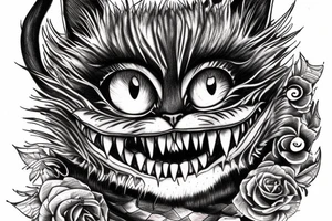 Cheshire cat from nightmares tattoo idea