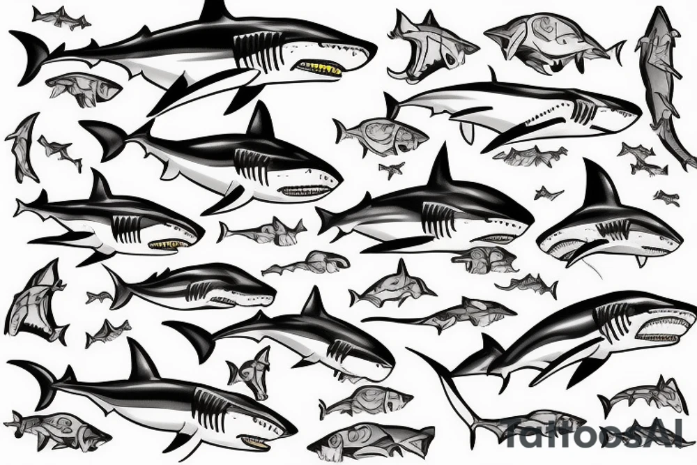 Shark tattoo idea