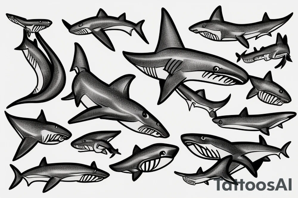 Shark tattoo idea