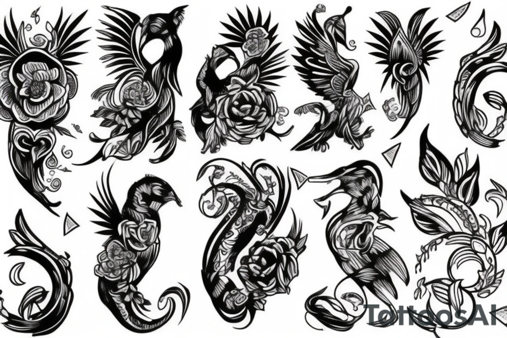 Искусство tattoo idea