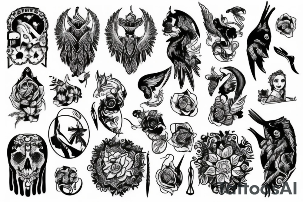 Искусство tattoo idea