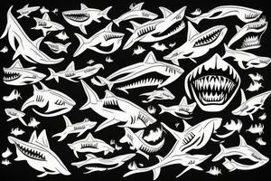 Shark tattoo idea