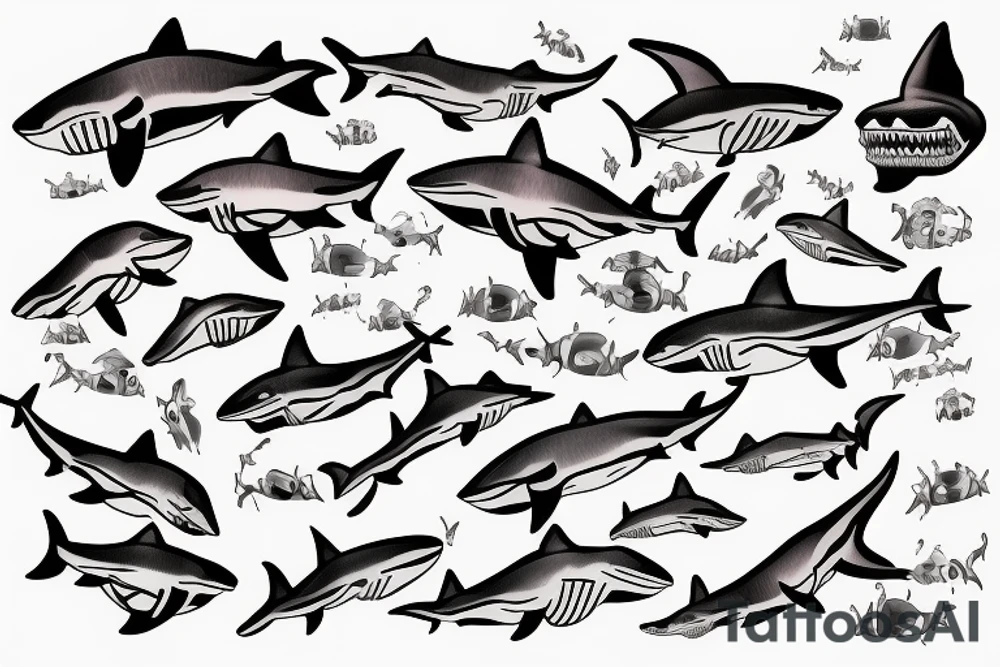 Shark tattoo idea