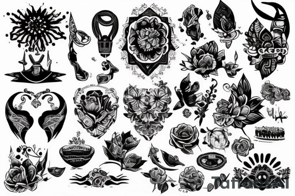 Бурый медведь на лампочке tattoo idea