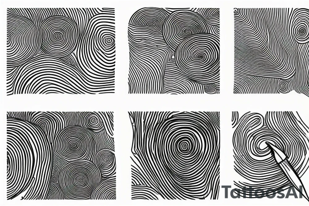 Lines tattoo idea