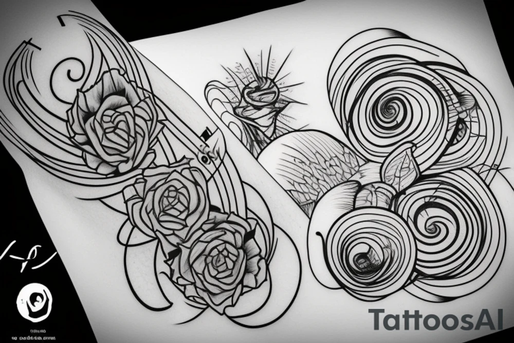 Lines tattoo idea