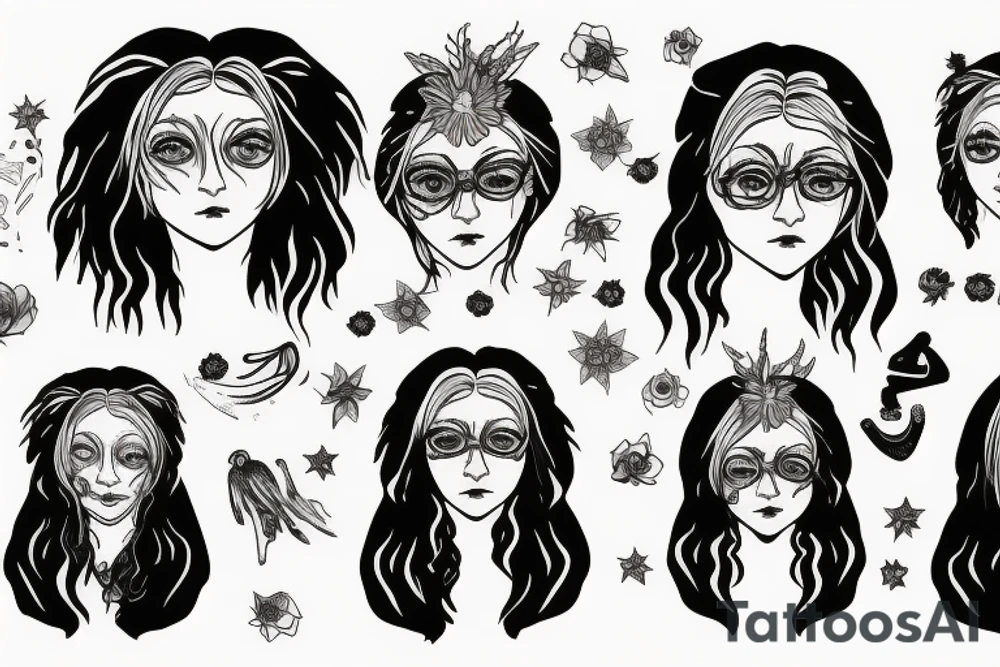 Luna Lovegood face tattoo idea
