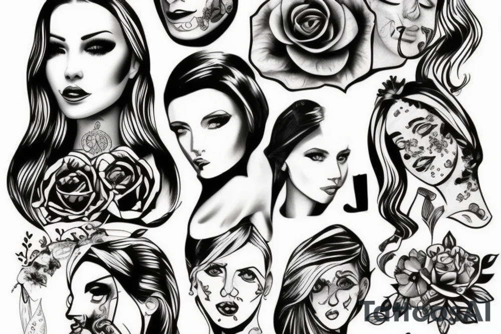 Искусство tattoo idea