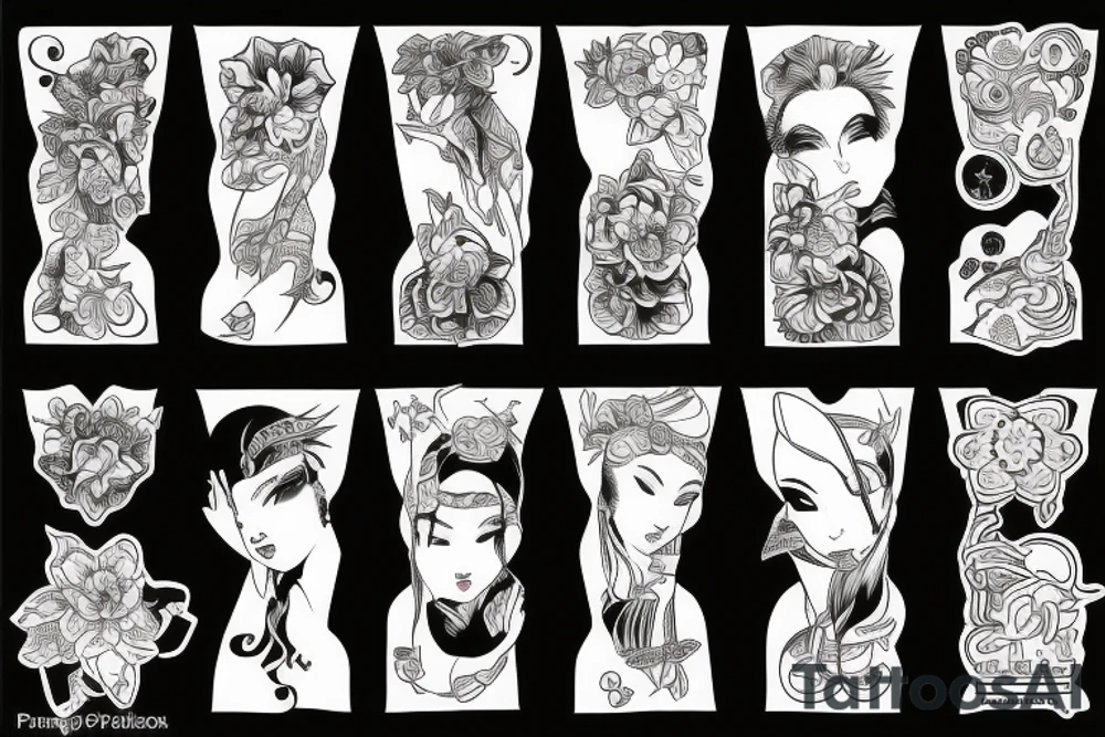 Дракон tattoo idea