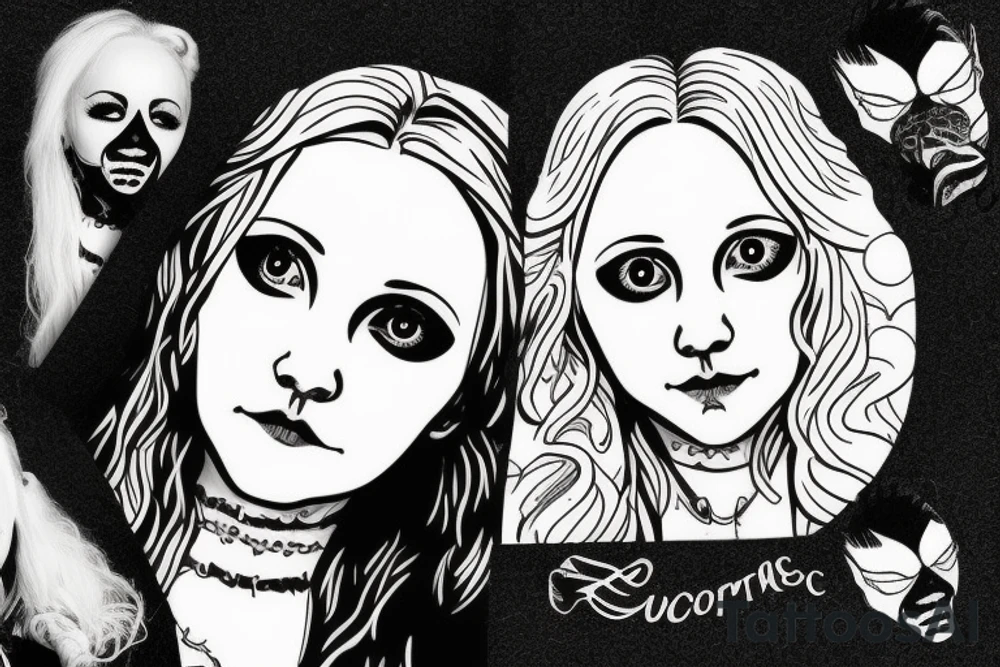 Luna Lovegood face tattoo idea