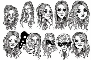 Luna Lovegood face tattoo idea