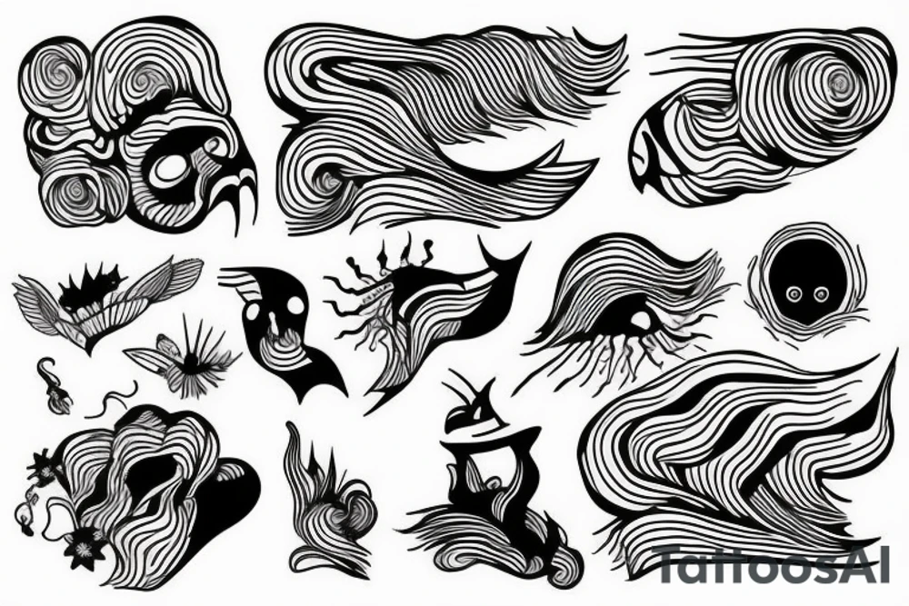 Lines tattoo idea