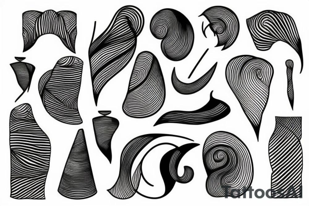 Lines tattoo idea