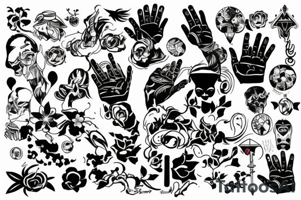 Story on a hand tattoo idea