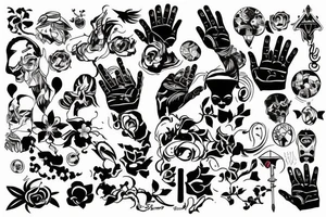 Story on a hand tattoo idea