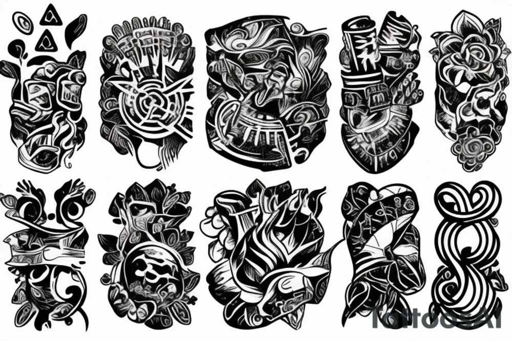Story on a hand tattoo idea