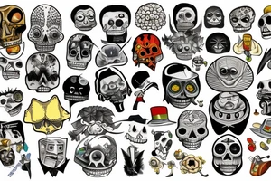 grim fandango tattoo idea