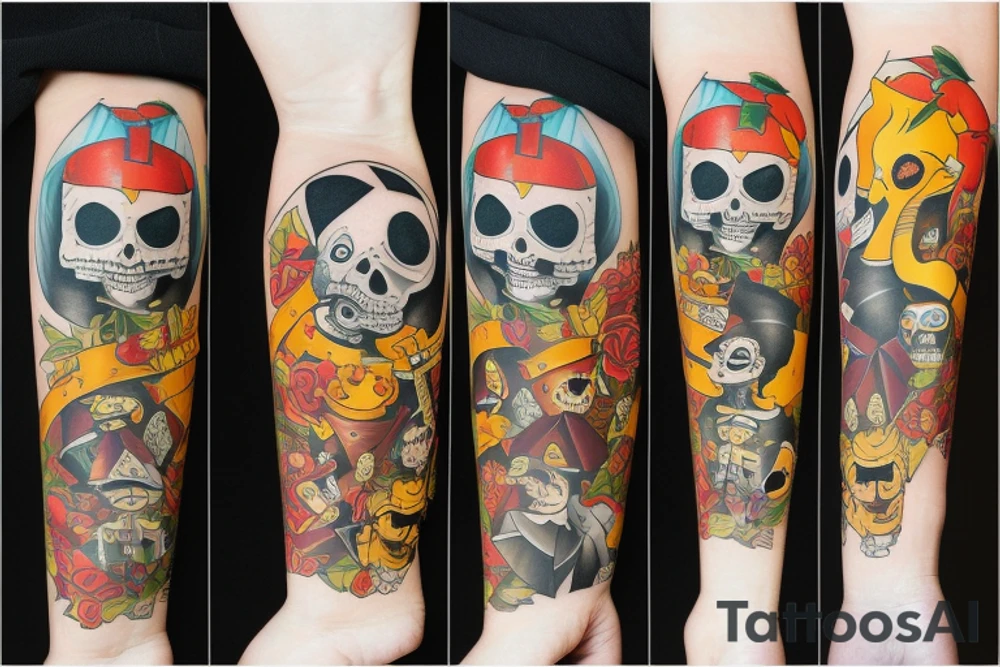 grim fandango tattoo idea