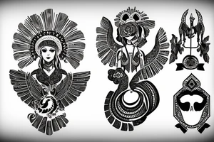 Ukrainian Motherland sculpture tattoo idea