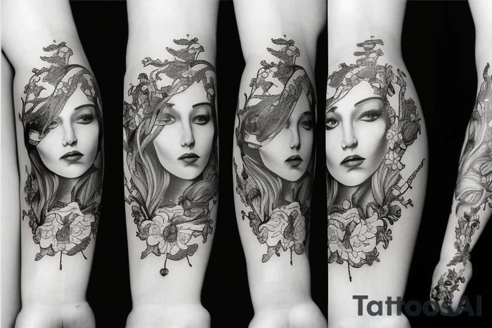 Раздвоение личности tattoo idea