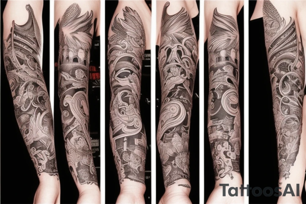 Феникс tattoo idea