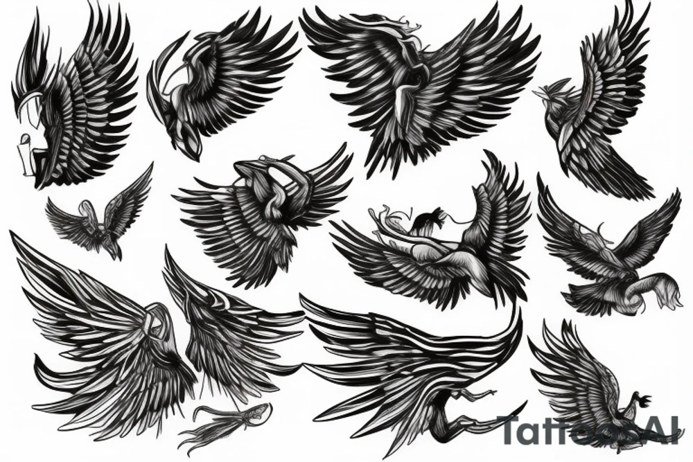 Wings tattoo idea