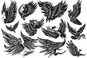 Wings tattoo idea