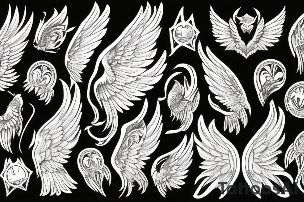Wings tattoo idea