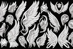 Wings tattoo idea