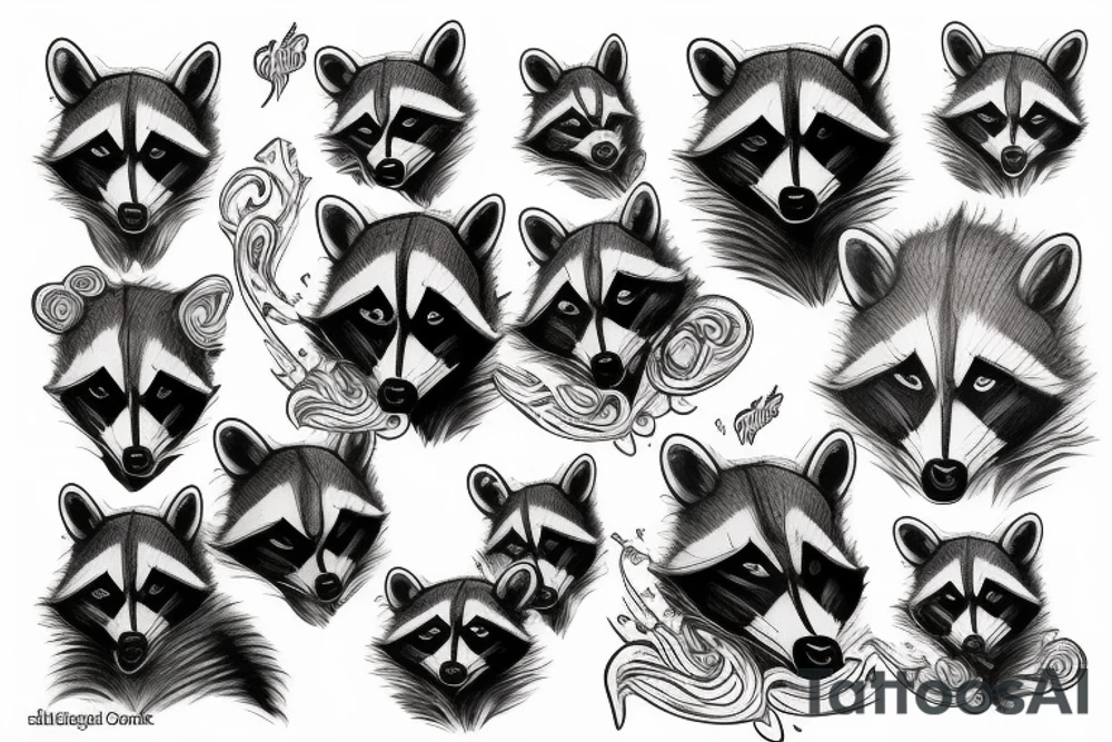 raccoon dark bloods tattoo idea